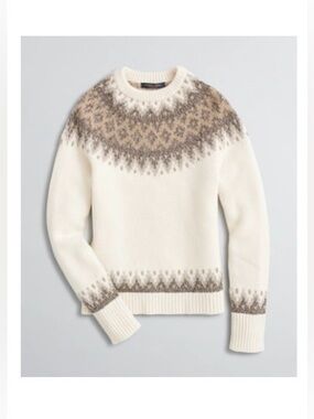 Women’s Brooks Brothers Merino Sweater Fair Isle